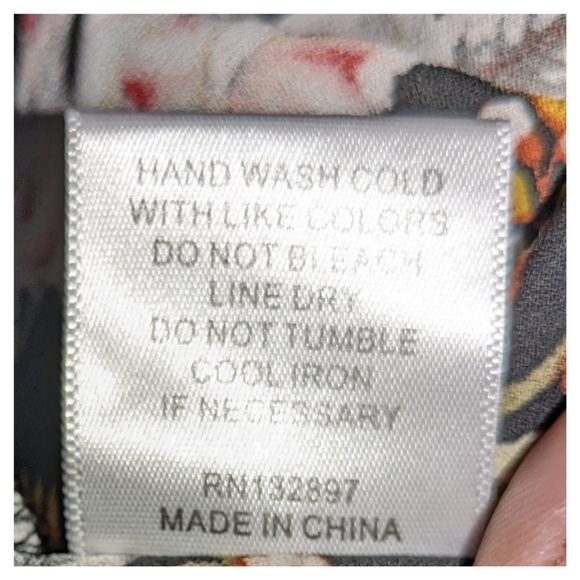 Le Clef floral top size XL - Picture 5 of 5